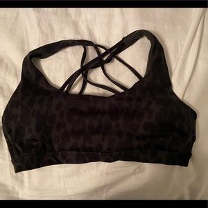 Victoria Sport Black cheetah print sports bra - worn once size M